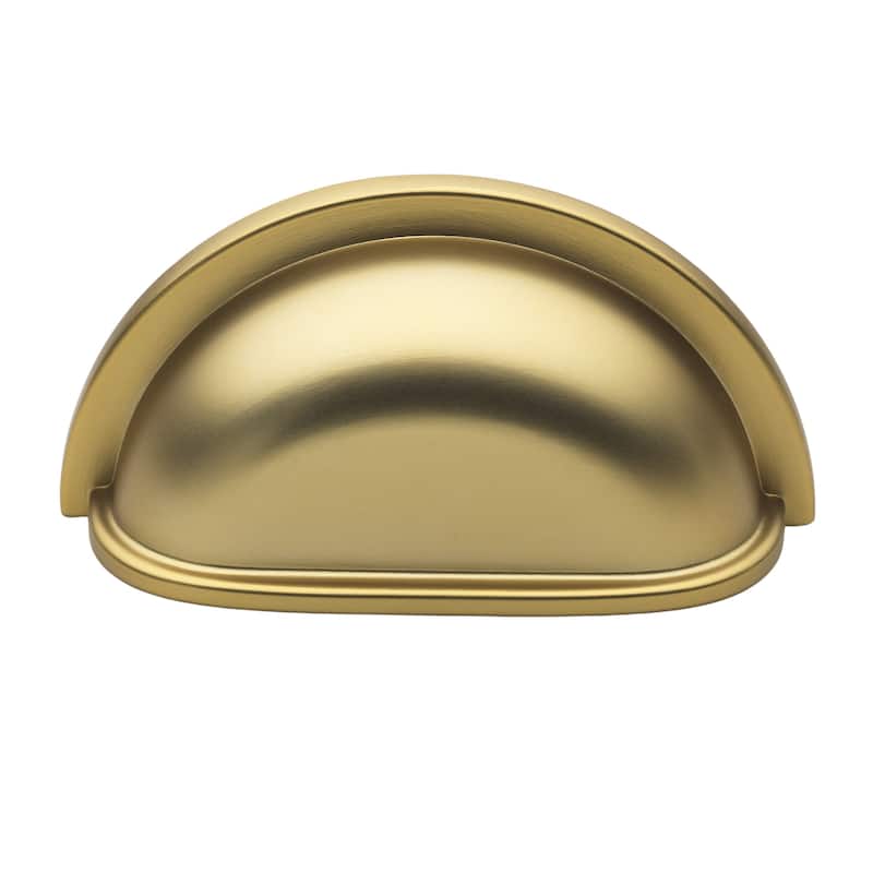 GlideRite 25-Pack 3 in. Center Gold Bin Cabinet Pulls - Brass Gold