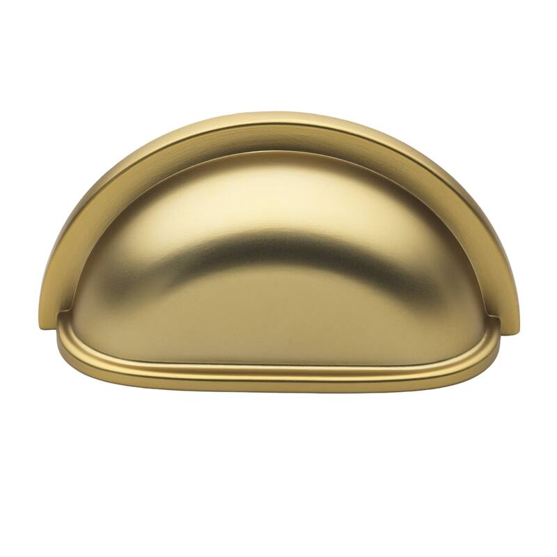 GlideRite 5-Pack 3 in. Center Gold Bin Cabinet Pulls - Brass Gold