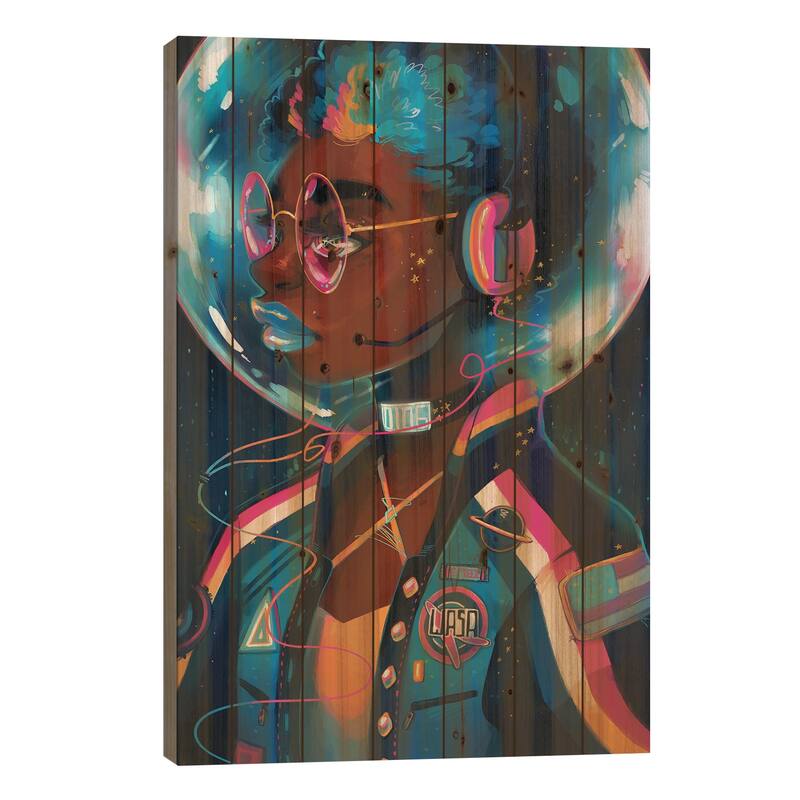 Wasa Print On Wood by Geneva B - Multi-Color - 26x18x1.5