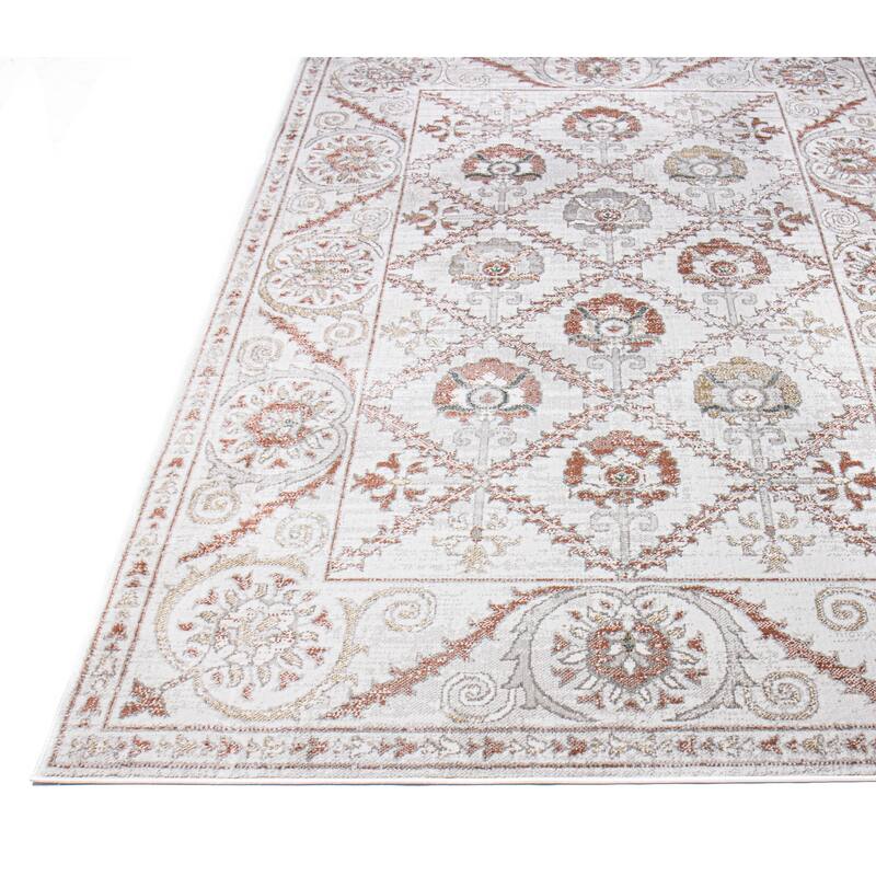 Bashian Bella Ivory Transitional Area Rug