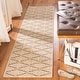 preview thumbnail 2 of 25, SAFAVIEH Palm Beach Gretlies Trellis Sisal Rug 2' x 8' Runner - Beige/Brown - Runner