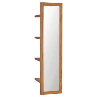 vidaXL Wall Mirror with Shelves 11.8