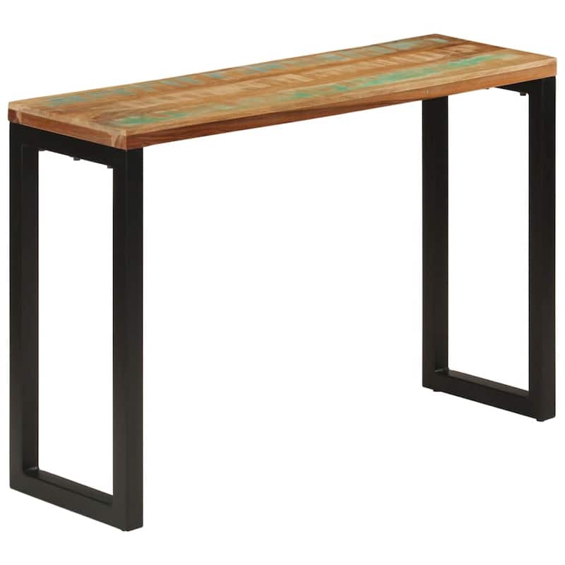 vidaXL Console Table Entryway Side Table for Living Room Hallway Solid Wood - 43.3" x 13.8" x 29.5" (L x W x H) - Brown