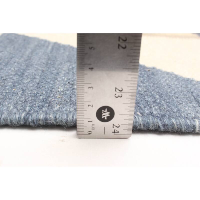 ECARPETGALLERY Flat-Weave Ankara FW Dark Grey Wool Kilim - 5'0 x 8'0