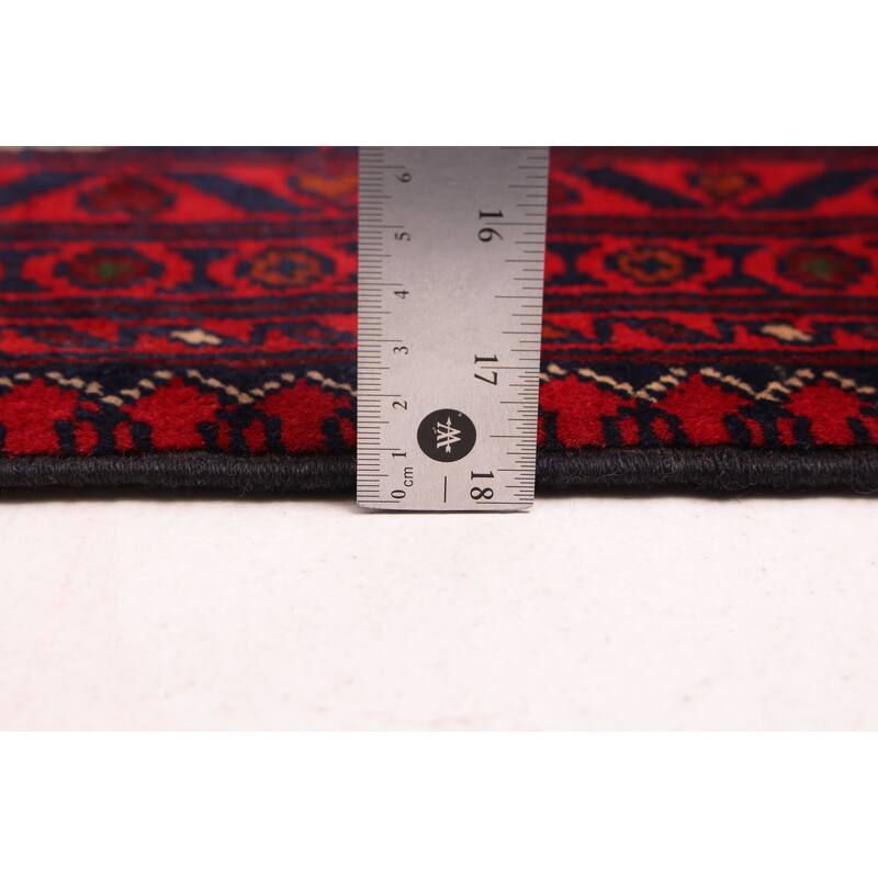 ECARPETGALLERY Hand-knotted Finest Khal Mohammadi Red Wool Rug - 5'2 x 7'5