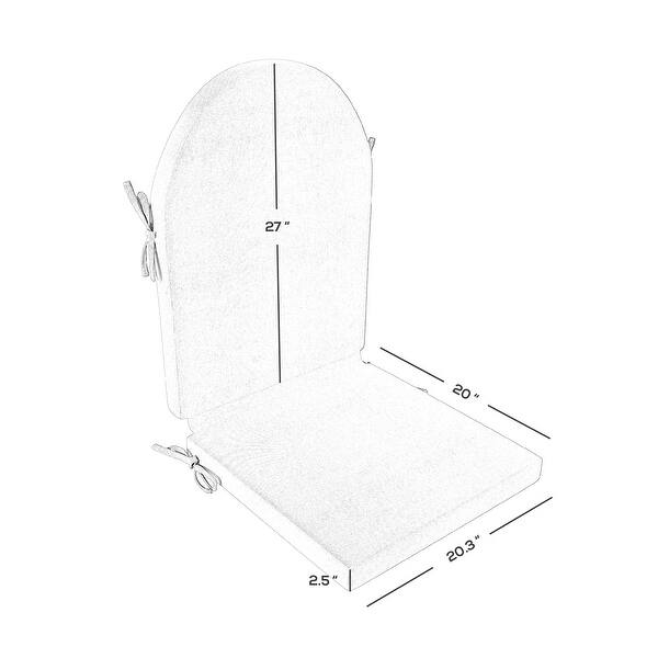 Laguna Adirondack Outdoor Deep Seat Cushion