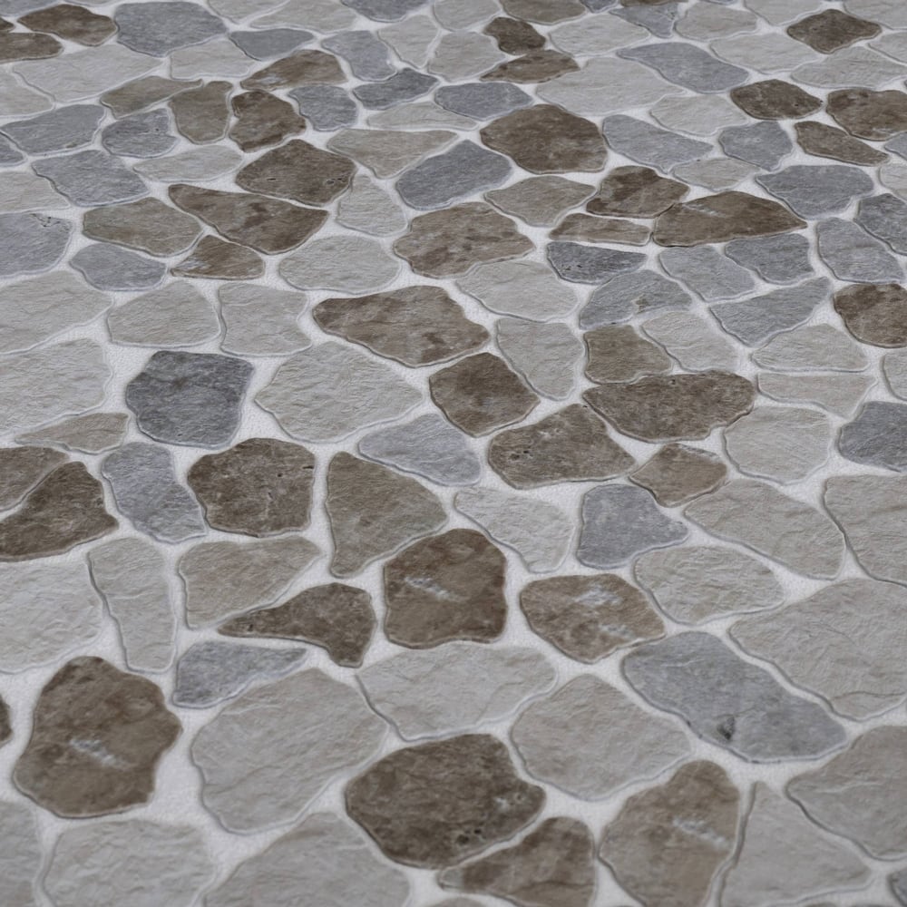 Full Eclectic 18 in. x 18 in. Marble Tumbled Wall and Floor Tile