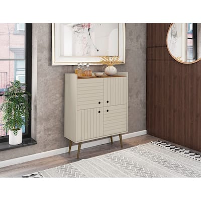 Manhattan Comfort Bogart 45.5" Mid-Century Modern Accent Cabinet