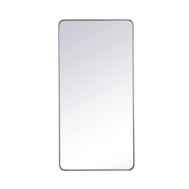 Ezra Soft Corner Metal Rectangular Mirror
