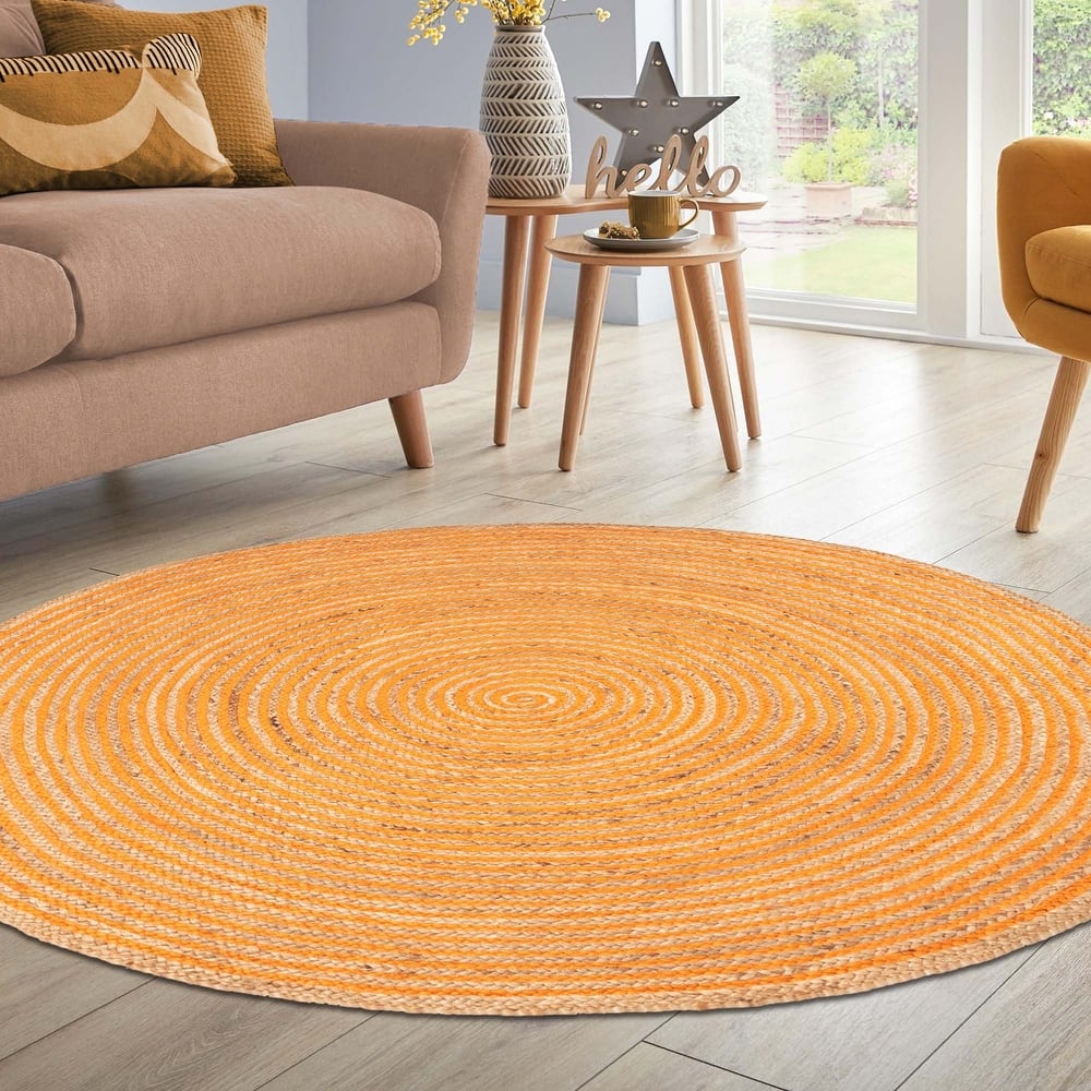 Superior Braided Jute Reversible Indoor/Outdoor Area Rug