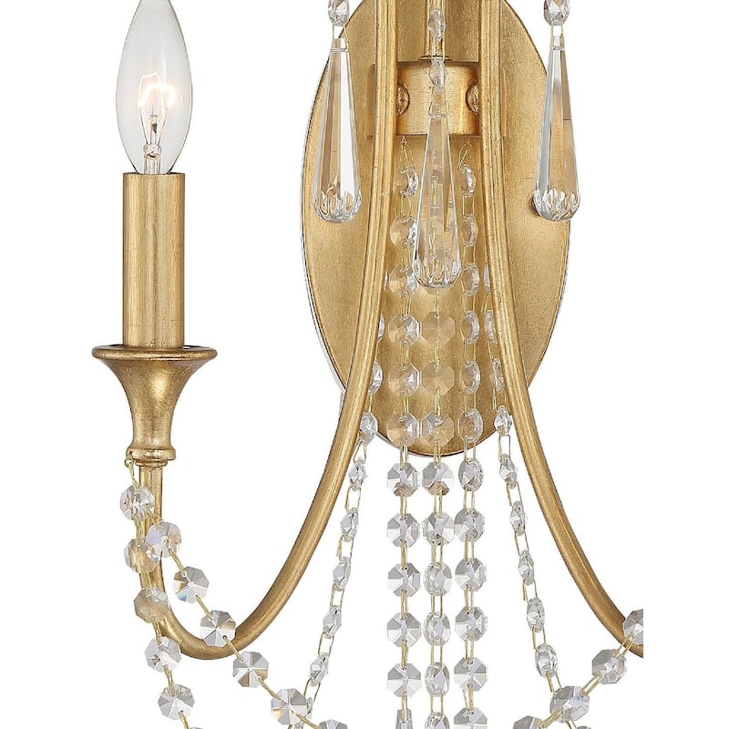 Crystorama Lighting Group Arcadia 2 Light 21" Tall Wall Sconce
