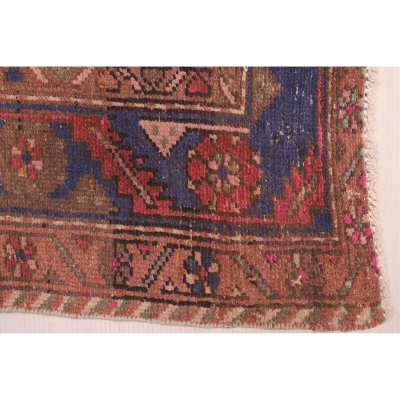 ECARPETGALLERY Hand-knotted Antalya Vintage Black, Copper Wool Rug - 4'2 x 8'5