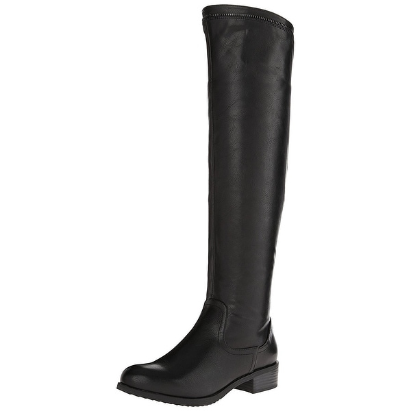 White Mountain Womens Crooner Almond Toe Mid-Calf Fashion Boots