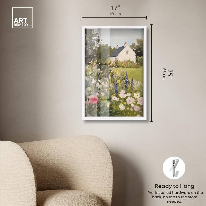 Floral Farmhouse II Shadowbox by Art Remedy
