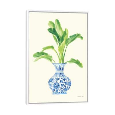 iCanvas "Palm Chinoiserie I" by Danhui Nai Framed Canvas Print