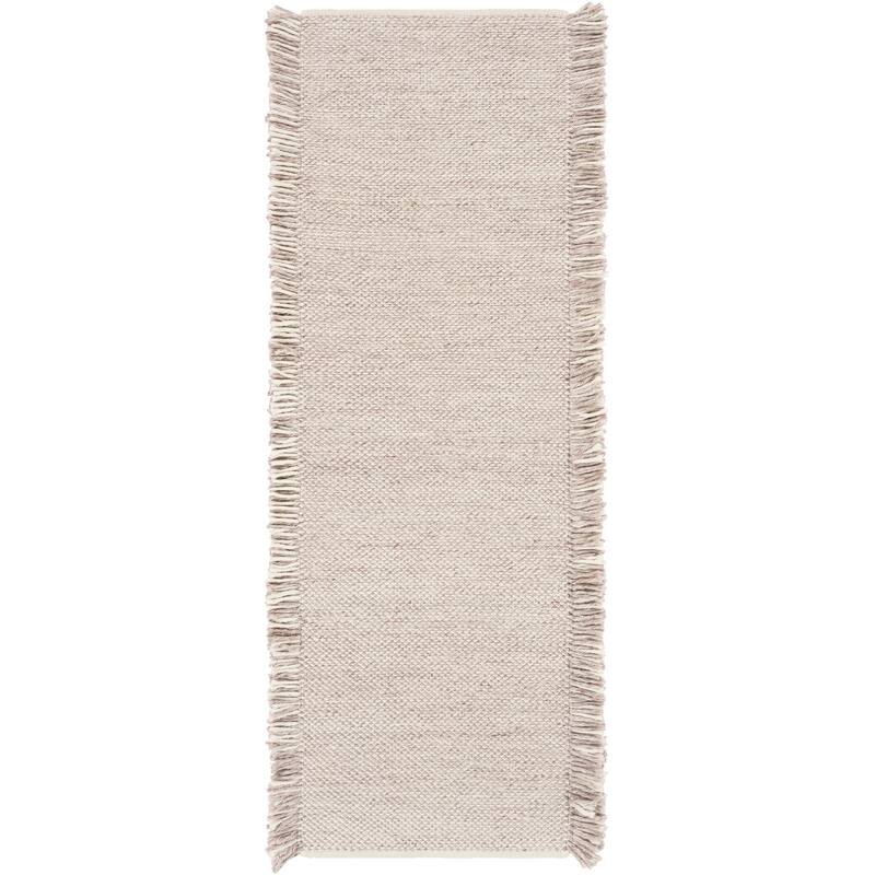 Surya Liam Outdoor Safe Modern Solid Fringe Area Rug