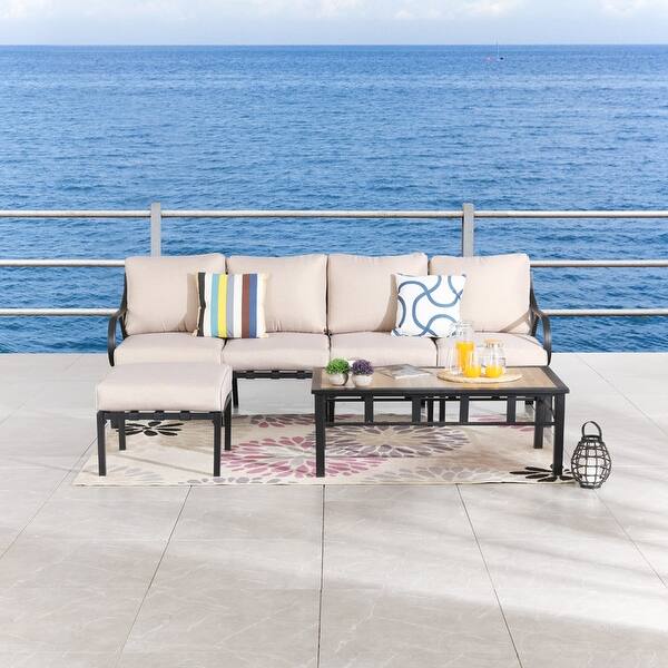 Patio Festival 6Piece Conversation Set Bed Bath & Beyond 36135097