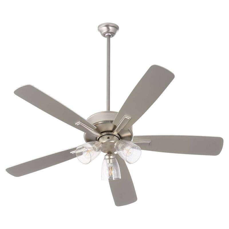 Quorum International 4525-23 Ovation 52" 5 Blade Indoor Ceiling Fan - Satin Nickel