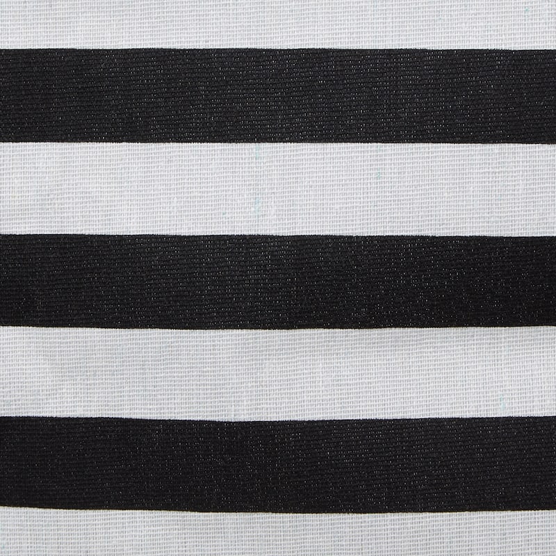 Cotton Polyester Laundry Bin Stripe Rectangle (Set of 2)
