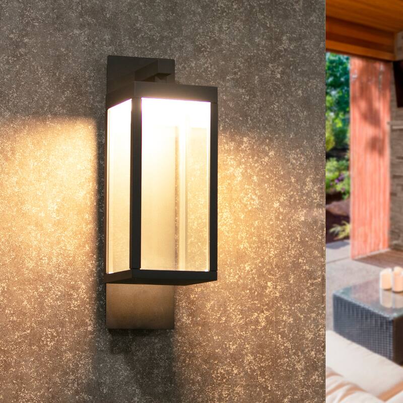 Inowel Wall Light Outdoor LED Lamp Sconce Lantern IP54 13W 750Lm - Grey