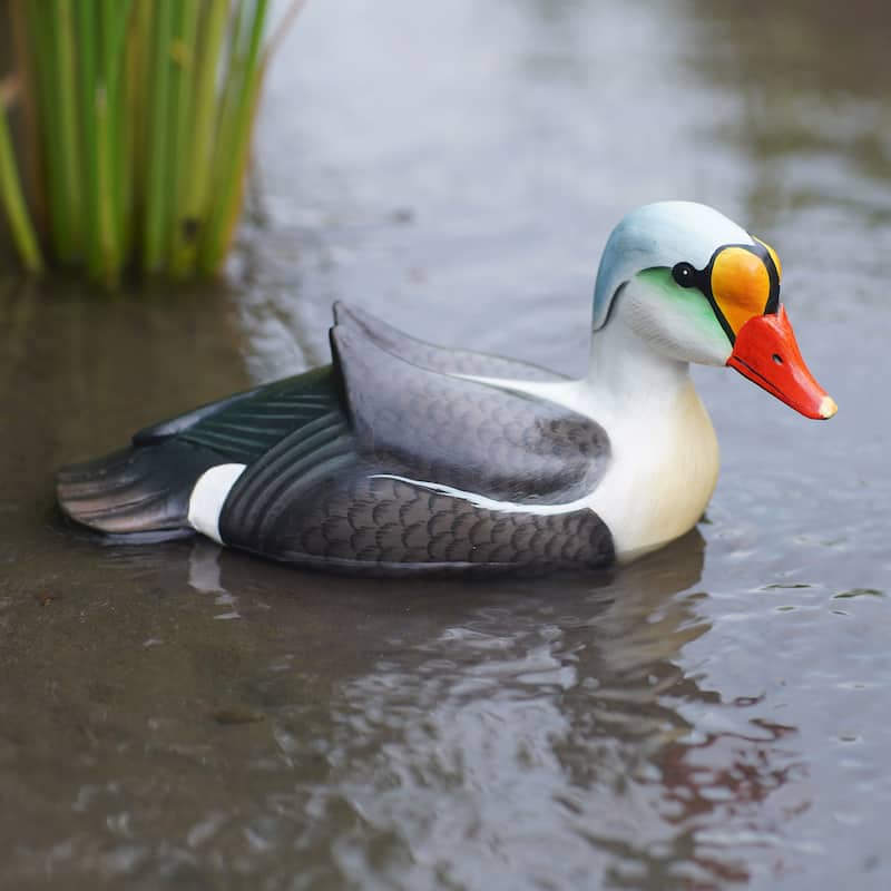 Novica Handmade King Eider Wood Statuette
