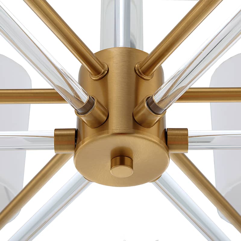 Uttermost Welkin 6 Light Modern Chandelier - 30"W x 27.75"H x 30"D