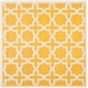 preview thumbnail 25 of 183, SAFAVIEH Handmade Cambridge Trudie Geometric Wool Rug 4' Square - Gold/Ivory - Square