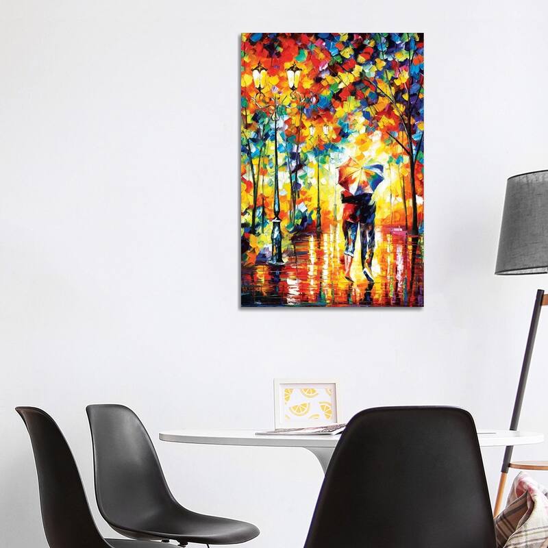 iCanvas "Under One Umbrella" by Leonid Afremov Canvas Print - 40x26x1.5