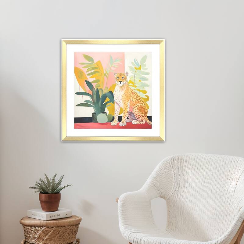 Paragon Pet Cheetah I Framed Art - Plastic
