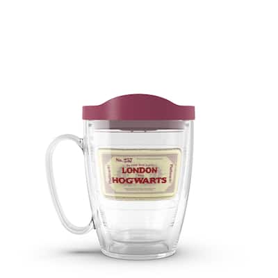 Tervis Harry Potter Hogwarts Express Ticket Made in USA Double Walled Insulated Travel Tumbler, Classic - 16oz Mug