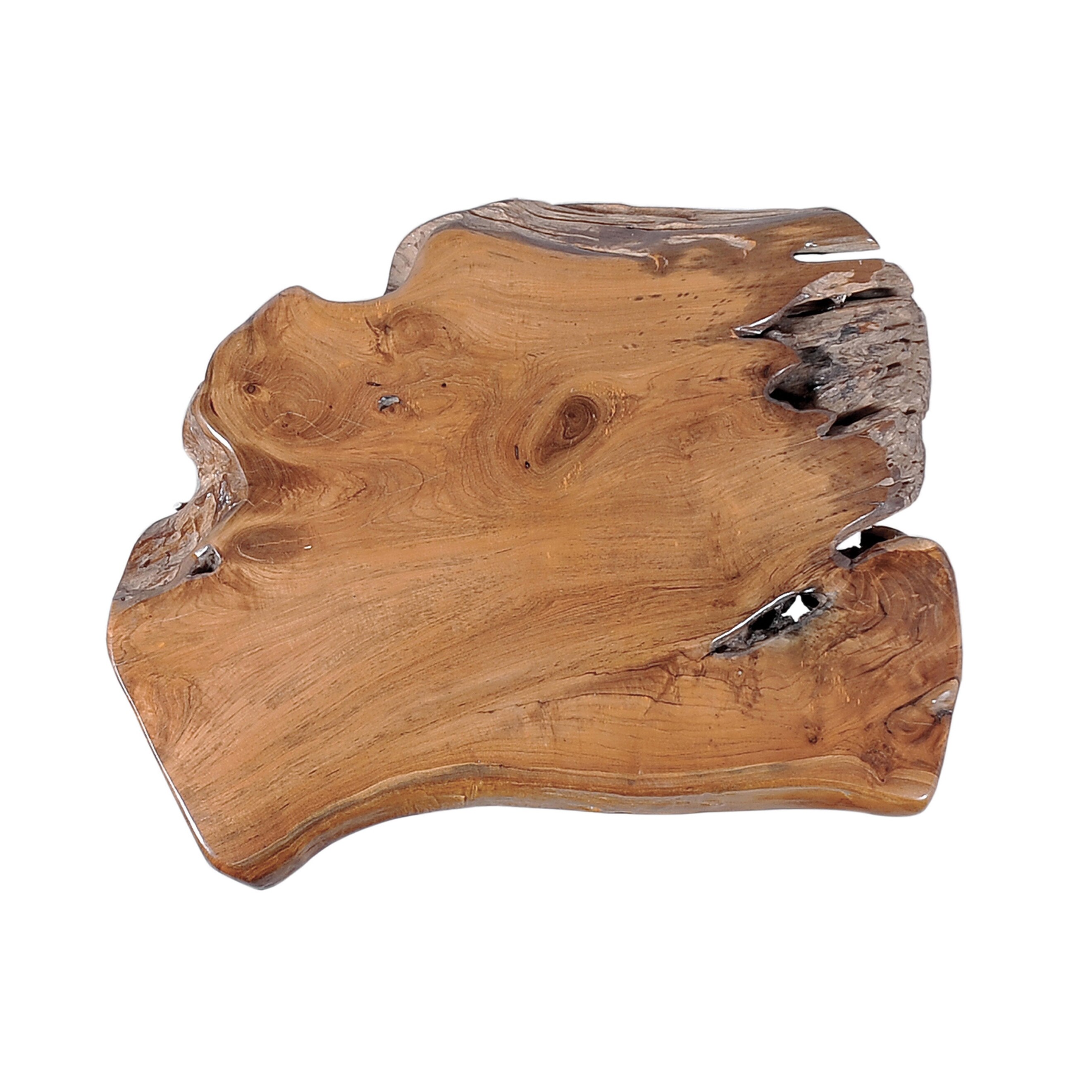 Chic Teak Rustic Teak Wood Slab Coffee Table Overstock 31797314