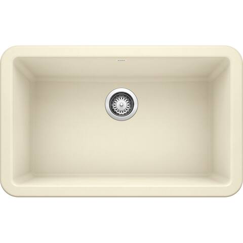 Blanco SILGRANIT Granite Composite Sink IKON® 30" Apron Front Truffle