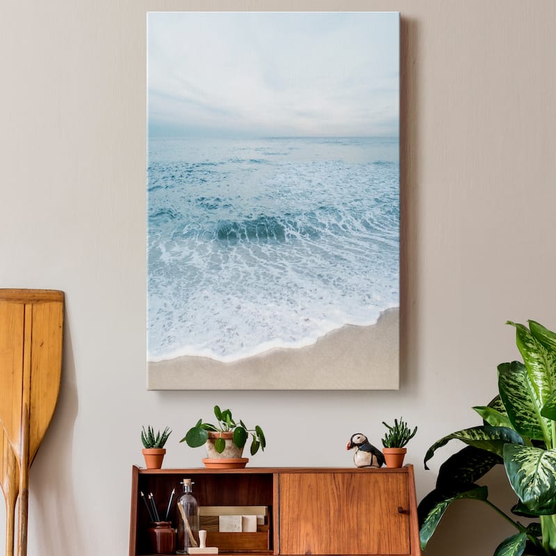 Tranquil Ocean I-Premium Gallery Wrapped Canvas - Ready to Hang