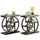 preview thumbnail 52 of 60, Small 3-tier Living Room End Tables And Side Tables with Metal Frame