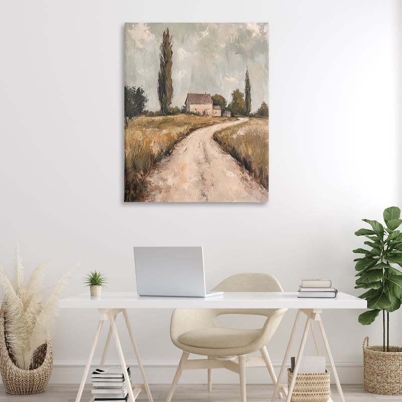 Stupell Painterly Quiet Country Canvas Wall Art Design By Petal Prints Design