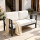 preview thumbnail 14 of 195, Outdoor Teak Solid Wood Patio Furniture Set Loveseat Armchair Table Collection