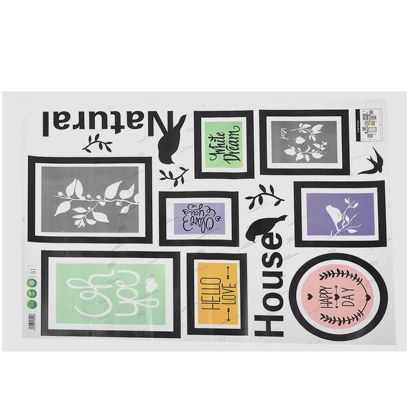 Shop Meeting Room Pvc Diy Self Adhesive Wall Window Ornament