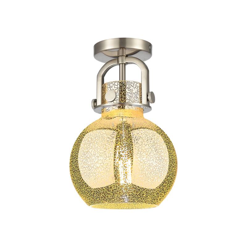 Innovations Lighting Newton Sphere - 1 Light 8" Arched-Frame Flush Mount Light