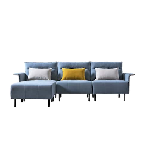 Sofa Couch, Mid-Century Tufted Love Seat for Living Room