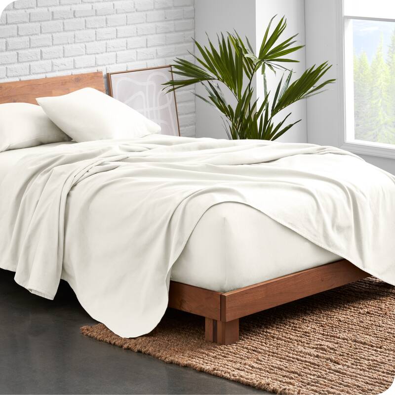 Bare Home Organic Cotton Flannel Sheet Set