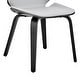 preview thumbnail 49 of 62, Brinley Walnut or Black Wood Upholstered Dining Chair