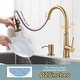 preview thumbnail 16 of 24, WOWOW Pull Down Sprayer Kitchen Faucet with Soap Dispenser