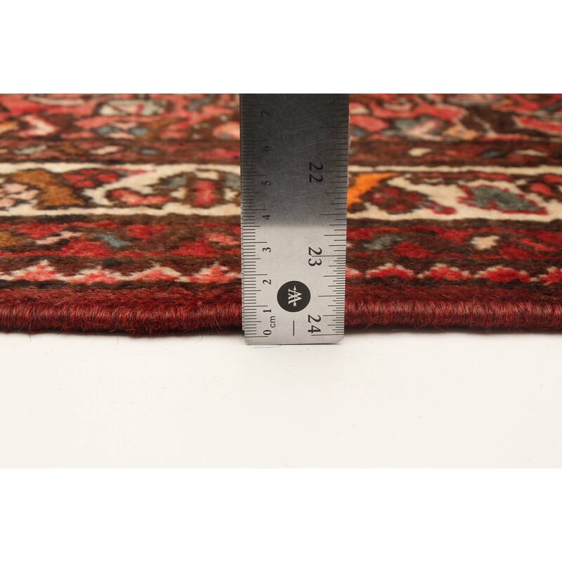 ECARPETGALLERY Hand-knotted Andelz Red Wool Rug - 2'11 x 10'9