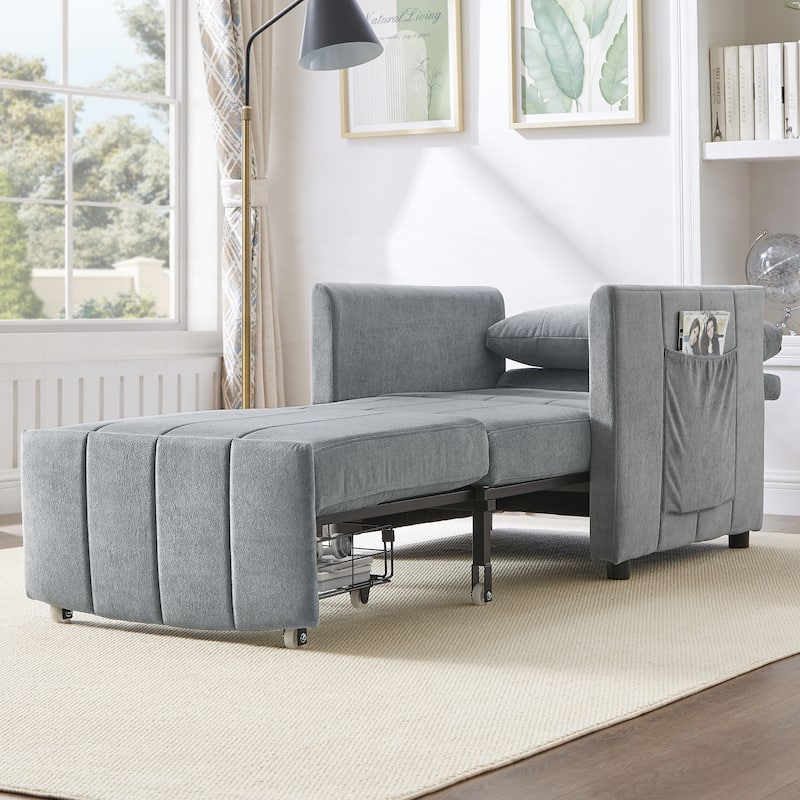 Upholstered Convertible Sleeper Sofa