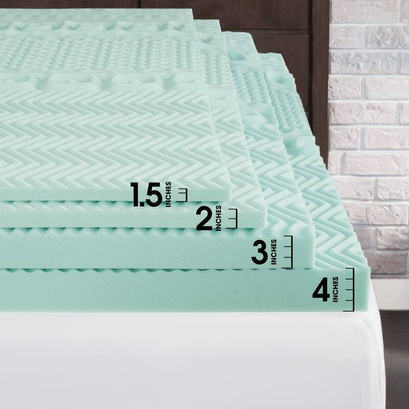 Dream Serenity EcoZone Memory Foam Mattress Topper - Queen - 2 Inch