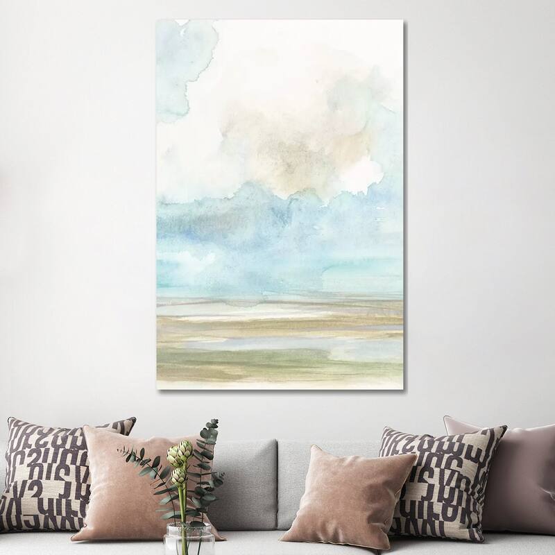 iCanvas "Clouds Over The Marsh II" by Jennifer Goldberger Canvas Print