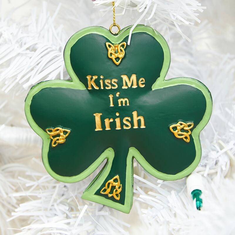 Kiss Me I'm Irish St. Patrick's Day Ornament