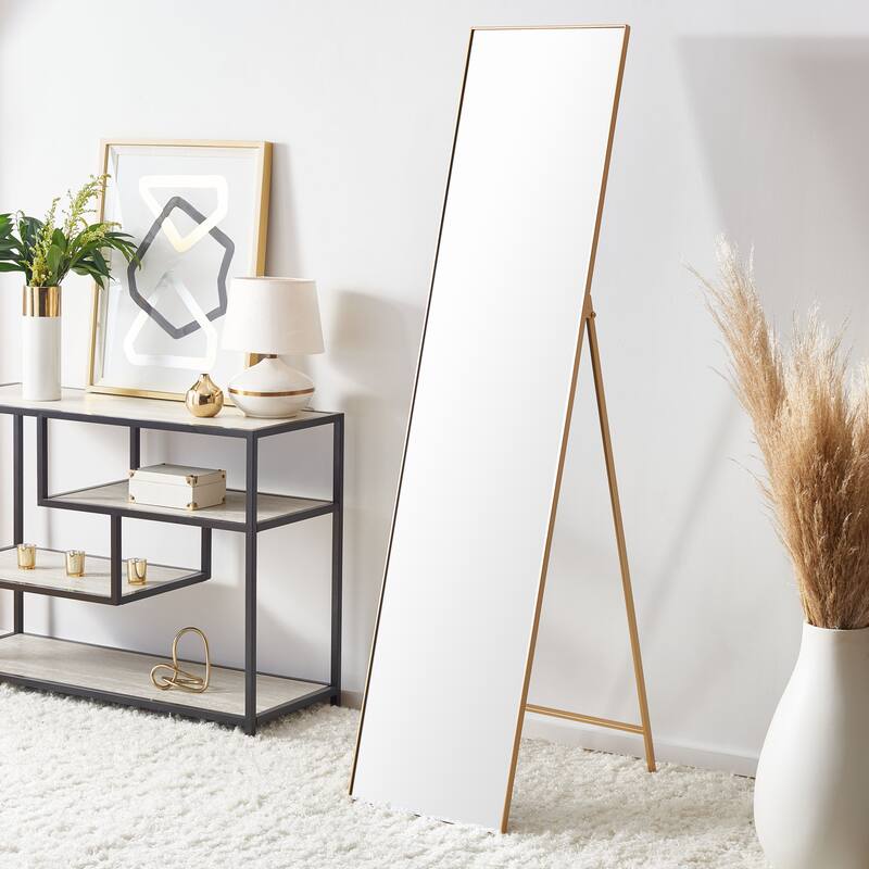 SAFAVIEH Wellen 16 x 69-inch Rectangular Mirror - 16"W x 28"D x 69"H