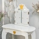 preview thumbnail 11 of 11, 2-in-1 Princess Vanity Set,Princess Makeup Table with Mirror