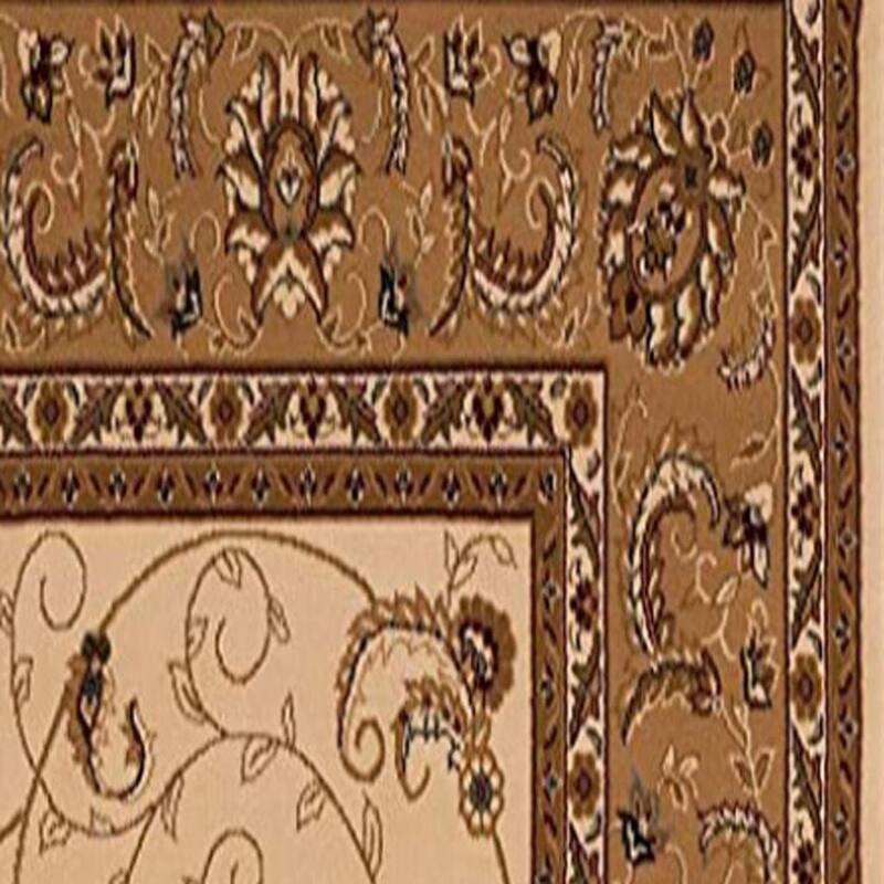 HomeRoots Oriental Traditional Square Area Rug